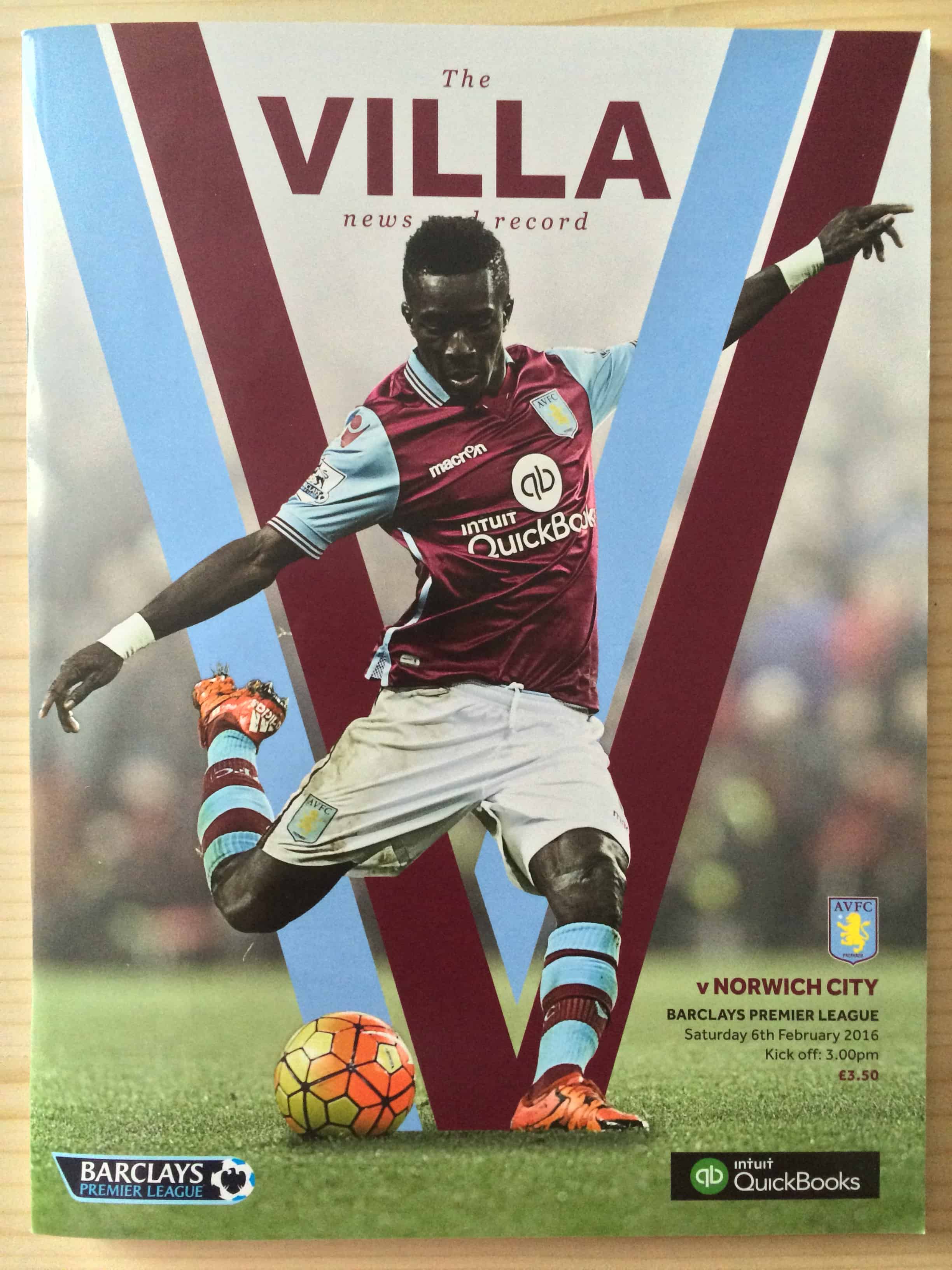 Aston Villa FC v Norwich City FC